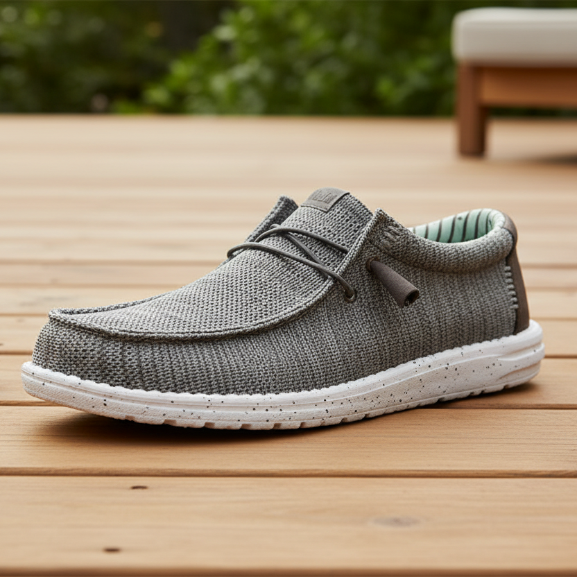 Hey Dude Wally Stretch Sox – Men's – Tea Leaf/Multi