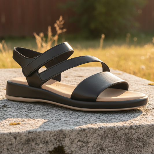 Gabor Oporto – Women's Leather Sandal – Black – 82.733.27