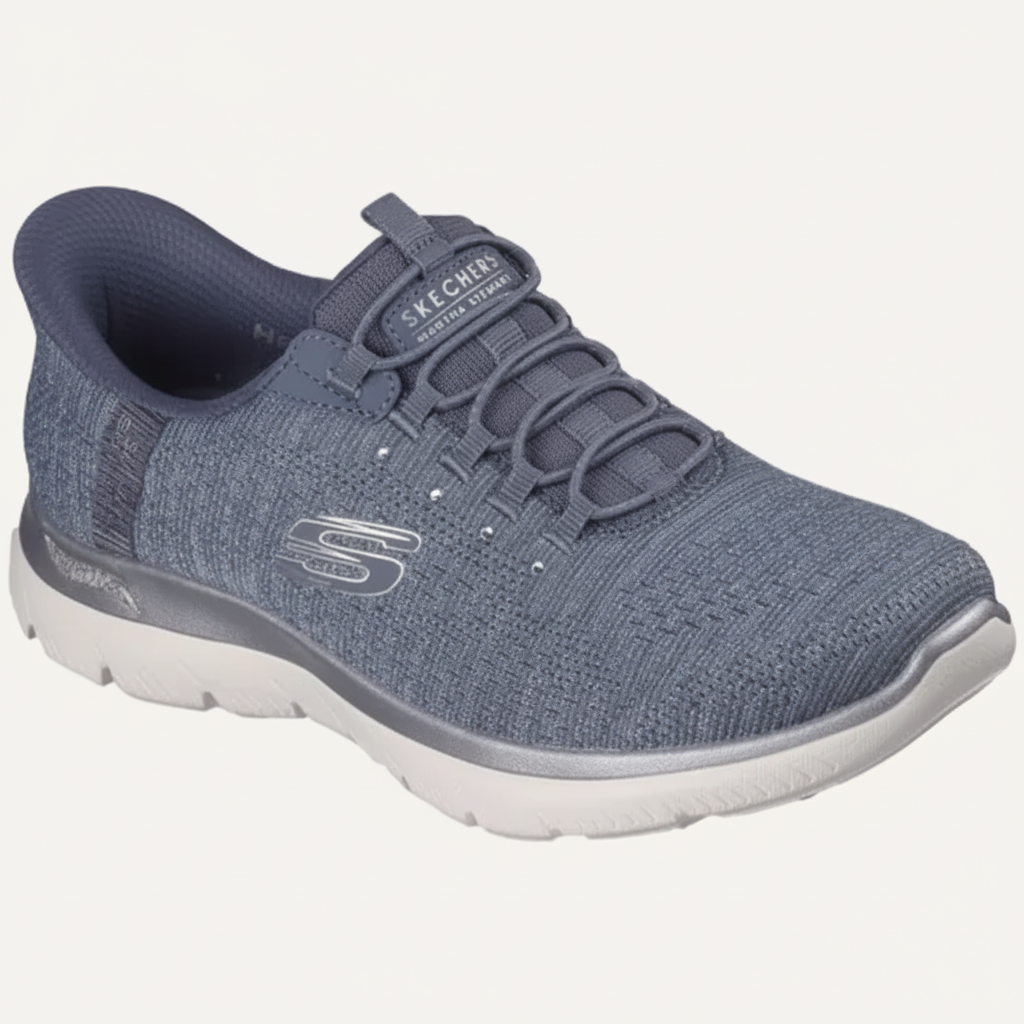 Skechers Slip-ins Martha Stewart: Arch Fit Summits - Soft Shimmer - Slate - 150641 SLT