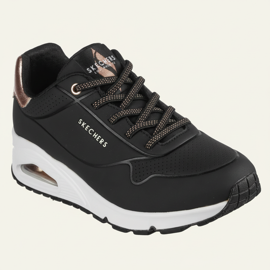Skechers Uno - Shimmer Away - Black - 155196 BLK