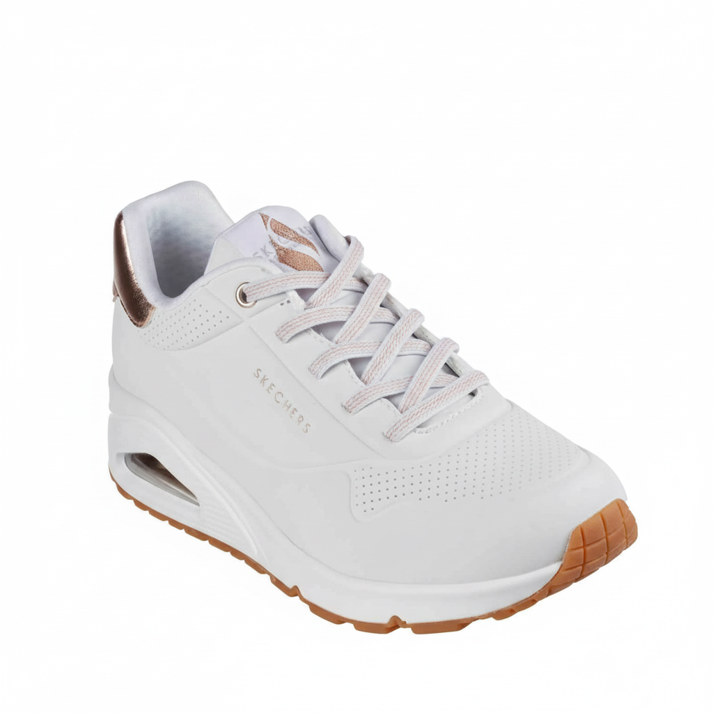 Skechers Uno - Shimmer Away - White - 155196 WHT