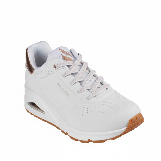 Skechers Uno - Shimmer Away - White - 155196 WHT