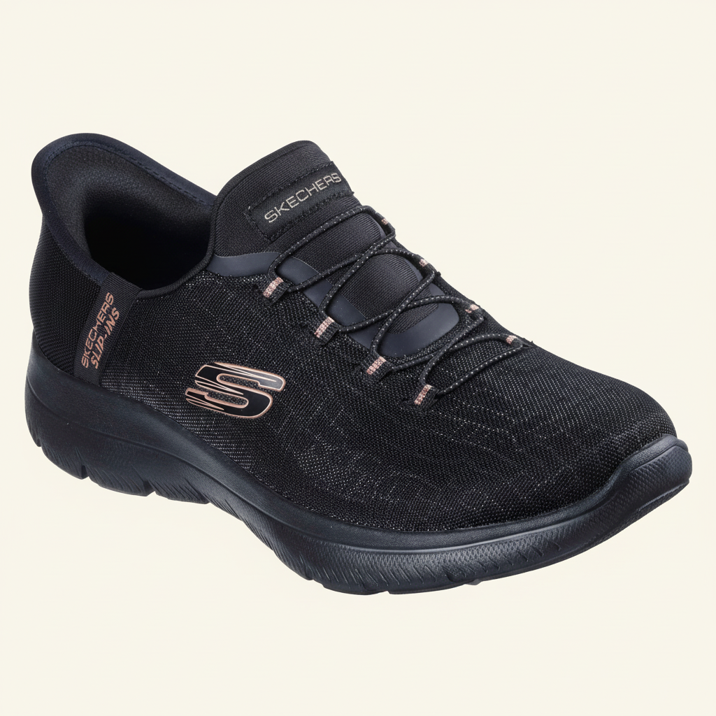 Skechers 150128/BKGD - Black/Gold