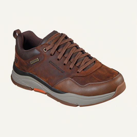 Skechers Relaxed Fit: Benago - Hombre - Brown Waterproof - 210021 CDB