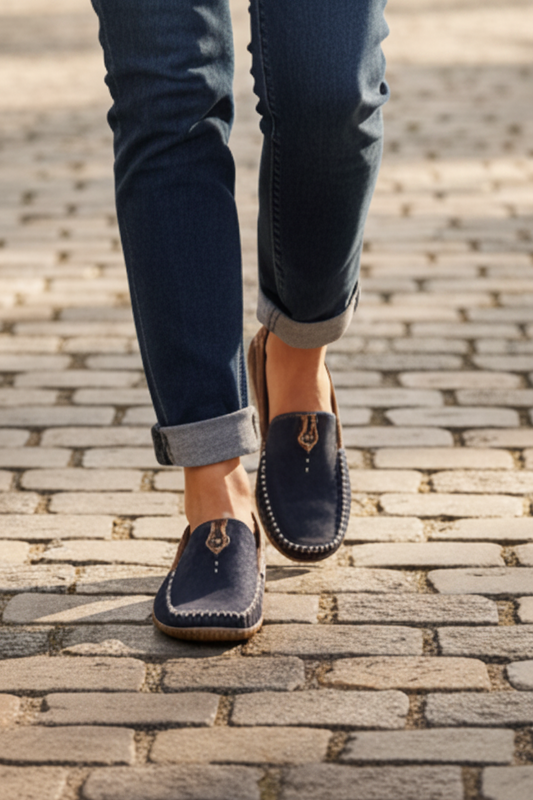 Gabor California 86.090.46 - Navy Nubuck/Whiskey