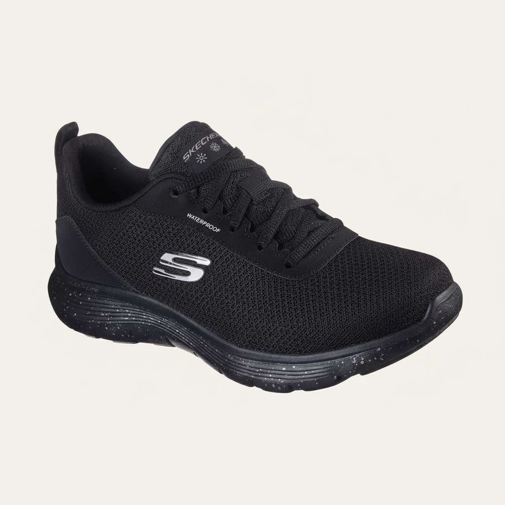 Skechers Waterproof Lace-up: Flex Appeal 5.0 - Fresh Trek - Black - 150213 BBK