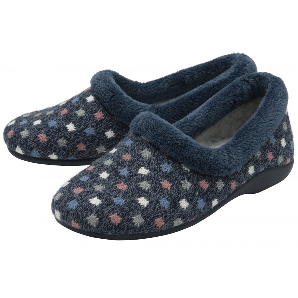 Lotus Amparo – Navy – Women's Slipper – ULH132DE0