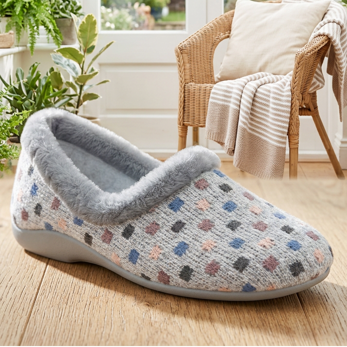 Lotus Amparo - Grey - Women's Slippers - ULH132GG0