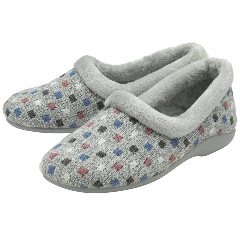 Lotus Amparo - Grey - Women's Slippers - ULH132GG0