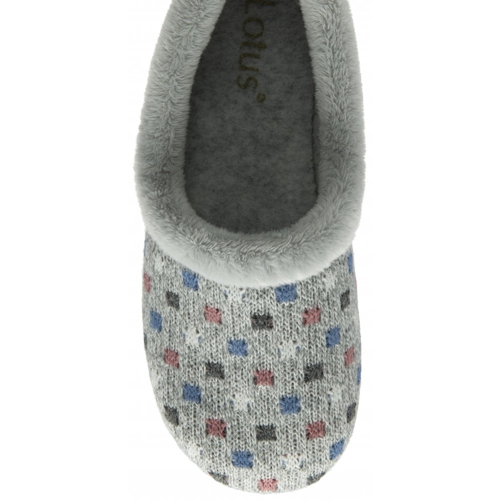 Lotus Amparo - Grey - Women's Slippers - ULH132GG0
