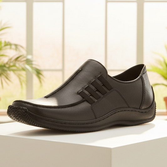 Rieker L1777-00 – Women's Elasticated Shoe – Black