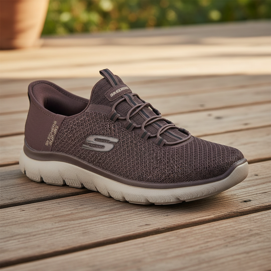 Skechers Slip-ins Summits High Range – Chocolate – 232457 CHOC