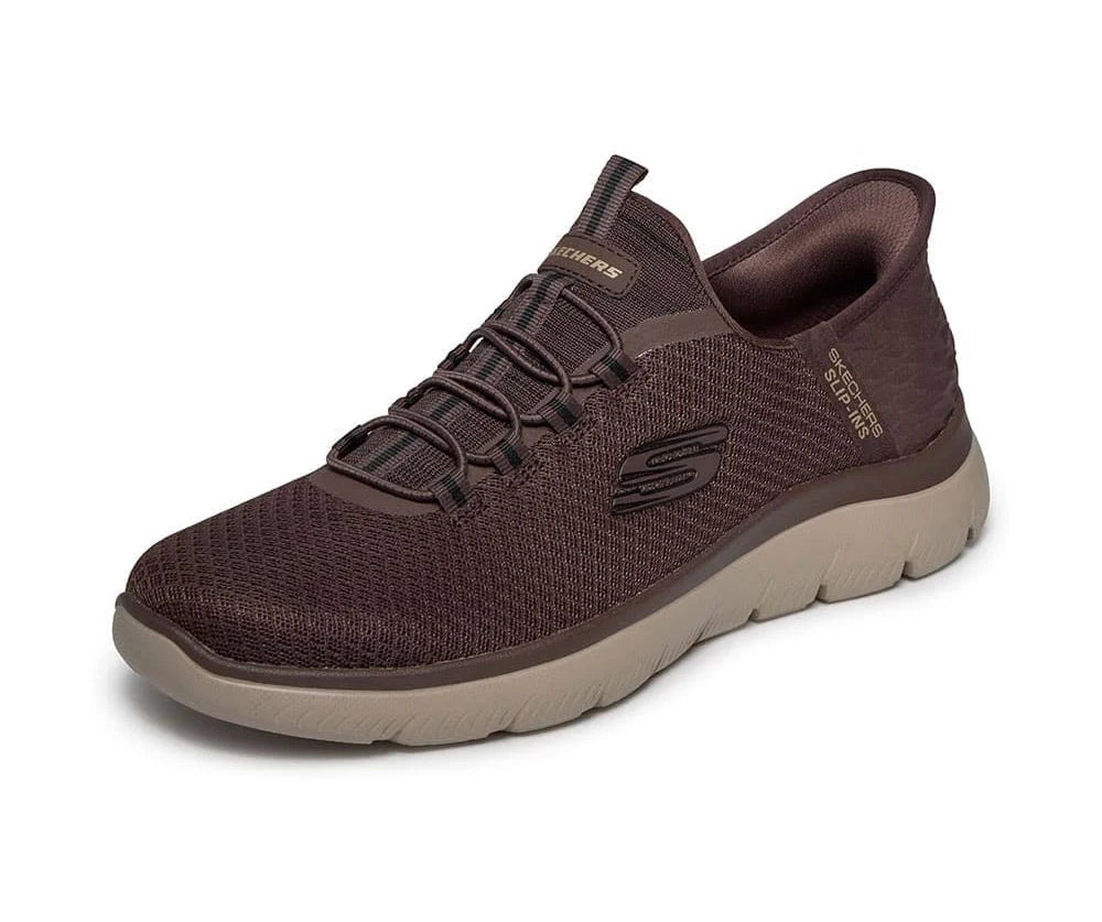 Skechers Slip-ins Summits High Range – Men's Trainer – Chocolate – 232457 CHOC