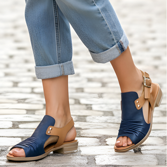 Paula Urban 9-17 Sunset - Navy/Camel