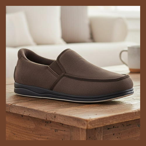 Panda Edgar STEPPINS – Men's Hands-Free Slippers – Brown *COMING SOON DUE MID SEPTEMBER*